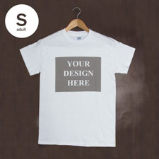 Weiß Small T-Shirt Baumwolle Querformat Herren Gestalten