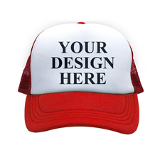 Trucker Cap Rot 43 - 61 cm Personalisieren