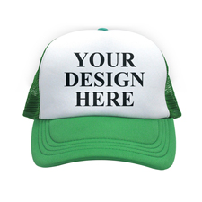 Trucker Cap Grün 43 - 61 cm Personalisieren