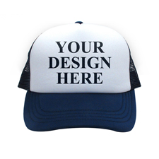Trucker Cap Navy Blau 43 - 61 cm Personalisieren