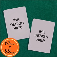 Blankokarten 63 x 88 mm personalisieren – TCG Karten & Trading Cards (Hochformat)