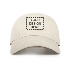 Khaki Kappe Personalisierte Vorderseite 43 - 61 cm