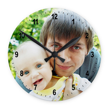 Runde Wanduhr Römische Ziffern Personalisieren 20,3 cm