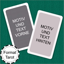 Tarot Size Custom Cards (Blank Cards) White Border