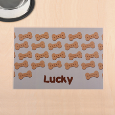 Doggy Dinner Personalisierte Matte für den Futterplatz