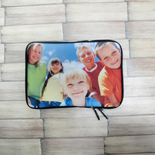 Foto und Text iPad Mini Tasche Querformat Einseitig Personalisieren 21,0 x 14,6 cm