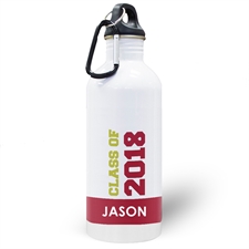 Jahrgang 2018 Rot Wasserflasche zum Personalisieren