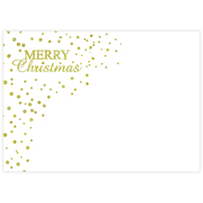 Fröhliche Weihnachten Gold Glitzer Weihnachtswünsche Personalisieren 127x178