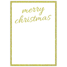 Glitzer Weihnachtswünsche 127x178