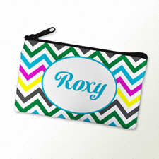 Gelbe Bunte Schminktasche 10,2 x 17,8 cm