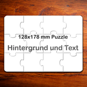 Kleine Puzzle - Einladungen (12,7 cm x 17,8 cm)