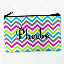 Bunte Zacken Clutch 12,7 x 20,3 cm Ihr Design