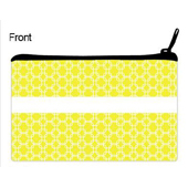Zitrone Kosmetiktasche 12,7 x 20,3 cm Beidseitig Personalisieren