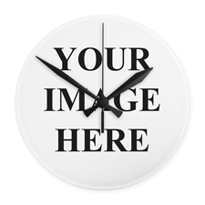 Graue Wellen Wanduhr Selbst Gestalten