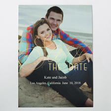 Goldener Moment Save the Date Einladungskarte Personalisieren 127x178