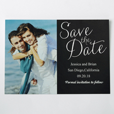 Wonne in Silber Save the Date Einladungskarte Gestalten 127x178
