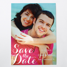 Silberrausch Save the Date Einladungskarte Gestalten 127x178
