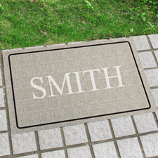 Monogramm Fußmatte Schmutzfangmatte Personalisieren 43x69cm