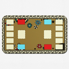 Personalisierte Spielmatten  35,6 X 61,0 cm
