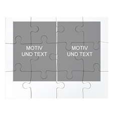 Kollagepuzzel Zwei Bilder Hochformat