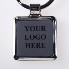 Werbegeschenk Metall Schlüsselbund 31x31mm Promotion
