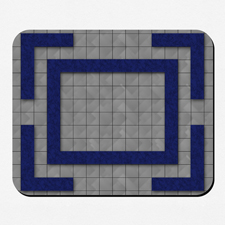 Fantasie Spielmatte Gummi Personalisieren 29,0 x 23,9 cm