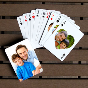 Herz Muttertag personaliserte Spielkarten