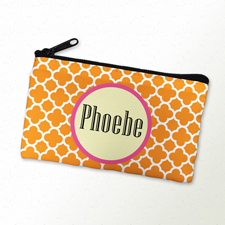 Lila Violett Schmicktäschchen Clutch Reißverschluß 10,2 x 17,8 cm Personalisieren