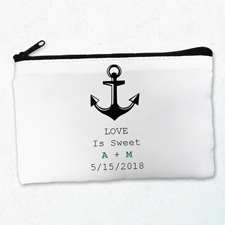Anker Schminktasche Reißverschluss Beide Seiten gleich Personalisieren