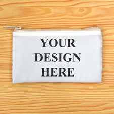 Reißverschluss Beige Kosmetiktasche Personalisieren 8,9 x 15,2 cm Beide Seiten gleich