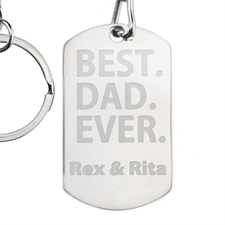 Daddy Dogtag Schlüsselbund Personalisieren 28x48mm