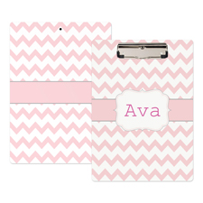 Wellen Pink Personalisiertes Klemmbrett