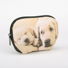 Medium Schminktasche mit Reißverschluss Foto Personalisieren 15,2 x 10,8 cm