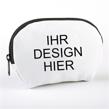 Großer Schminkbeutel mit Reißverschluss Foto Personalisieren 17,3 x 12,2 cm