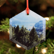 Bedrucktes Glas Schmuck Selbst Gestalten Sechseckig Glasschmuck