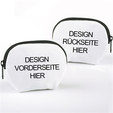 Kleines personalisiertes Kosmetiktäschchen mit Reißverschluss Foto Design