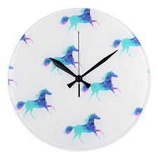 Runde Wanduhr Personalisieren Acryl 27,3 cm Durchmesser