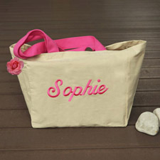 Personalisierte Baumwolltasche Beige