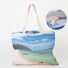 Ladytasche mit Reißverschluss 100% Bedrucken Personalisieren 27,9 x 35,6 cm