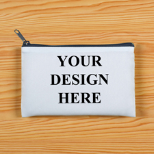 Navy Zip Personalisierte Kosmetiktasche 24,1 x 33,0 cm Beide Seiten gleich