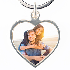 Metal Heart Keychain