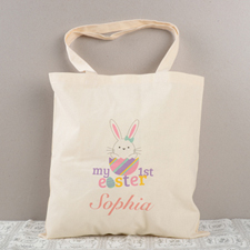 Girl Ostern Meine Erste Personalisierte Budget Tasche Baumwolle