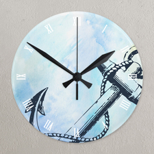 Zeitlose Erinnerungen Schwarze  Zeiger Runde Wanduhr Personalisieren