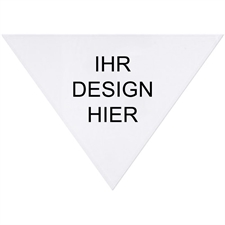 Personalisieret bedruckt Vollfarben Dreieckstuch Hund Bandana, Größe L 78,7 x 55,9 x 55,9 cm