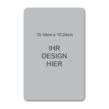 Photomagnet, 10,16 cm x 15,24 cm, Hochformat, gerundet