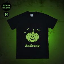 Leuchtendes T-Shirt Glow Personalisieren Baumwolle Größe M Medium