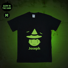Pinocchio Leuchtendes T-Shirt Glow Personalisieren Baumwolle Größe M Medium
