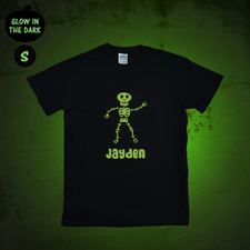Klabautermann Leuchtendes T-Shirt Glow Personalisieren Baumwolle Größe S Small