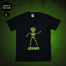 Klabautermann Leuchtendes T-Shirt Glow Personalisieren Baumwolle Größe L Large