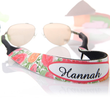 Rot Orange Sonnenbrillenband Blumenmuster Band Personalisieren